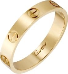 cartier thin gold love ring