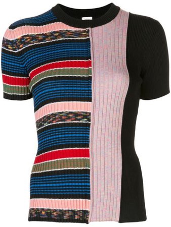 M Missoni Striped Print Knit Top - Farfetch