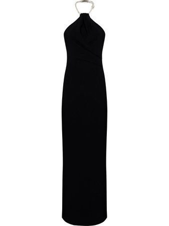 Solace London Riva crystal-embellished Gown - Farfetch