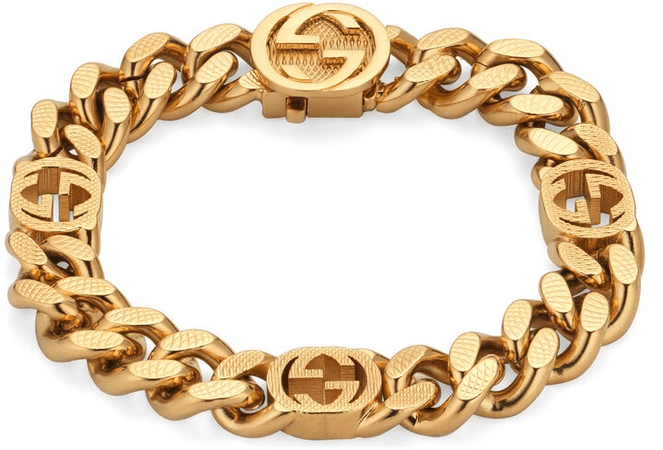 Gucci bracelet with interlocking G