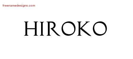 hiroko name design - Google Search