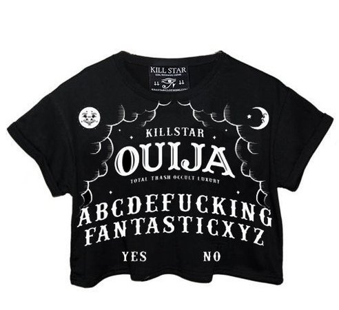 Ouija Crop Top Killstar
