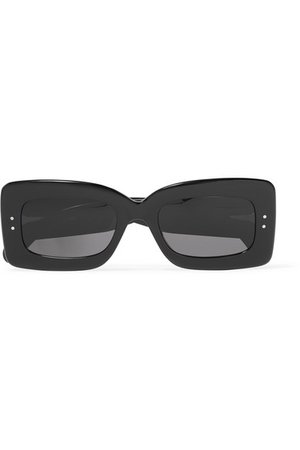 Alaïa | Eyelet-embellished square-frame acetate sunglasses | NET-A-PORTER.COM