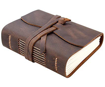 brown leather bound journal - Google Search