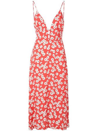 REFORMATION Montague dress red