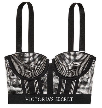Victoria’s Secret X Balmain Swarovski Crystal Long Bra