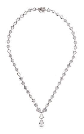 18k White Gold Diamond Nova Necklace By Anabela Chan | Moda Operandi
