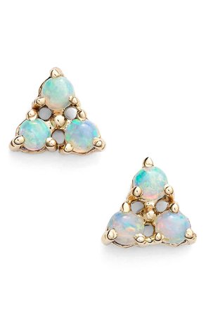 Wwake Triangle Opal Earrings | Nordstrom