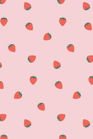 strawberry wallpaper cute - Google Search
