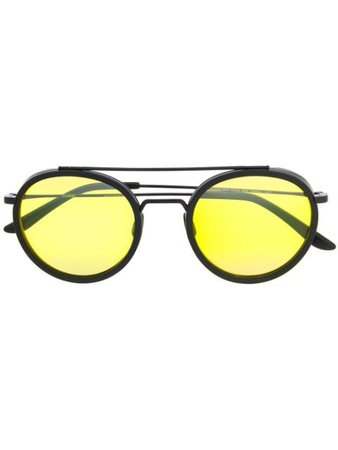 Vuarnet Edge 1613 sunglasses black & yellow VL161300088184 - Farfetch