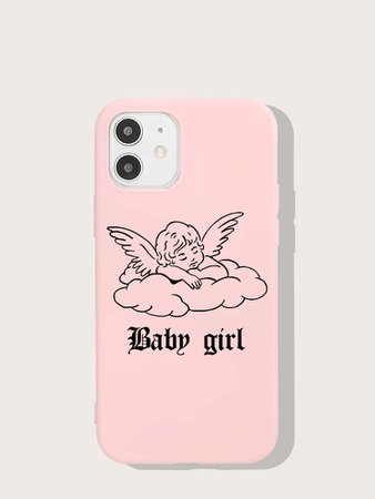 Angel Print iPhone Case | SHEIN USA