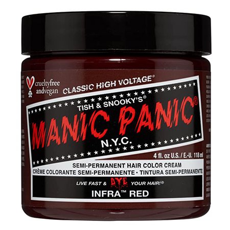 Manic Panic Hair Dye "Infra Red"