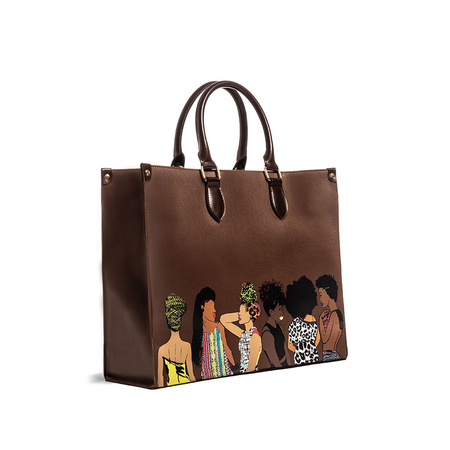 Target black history month brown purse brown tote bag