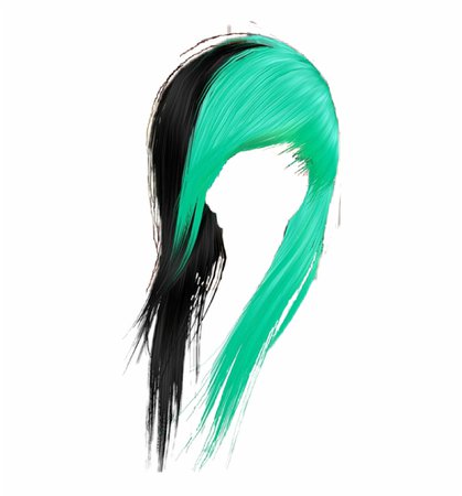 emo wig png - Google Search