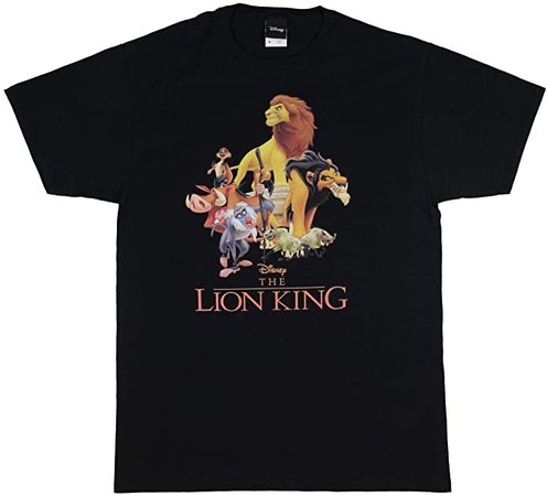 Amazon.com: Disney The Lion King Shirt Men's Pride Land Character Graphic T-Shirt (Large) Black: Clothing