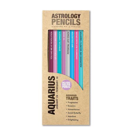 ASTROLOGY PENCILS AQUARIUS — Hull's Art Supply & Framing