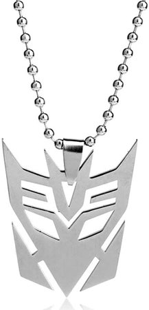 Amazon.com: Onlyfo Filigree Transformers Decepticons Pendant Necklace with Jewelry Box,Transformers Necklace for Boys (Silver): Jewelry