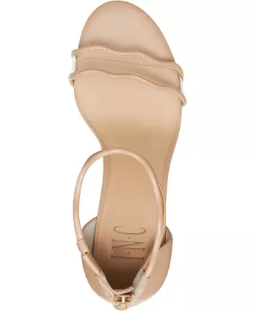 INC International Concepts INC Women's Hadwin Scallop Two-Piece Sandals, Created For Macy's & Reviews - Sandals & Flip Flops - Shoes - Macy's beige