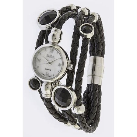 Watches | Shop Women's Black Silver Watch at Fashiontage | WL009_silverblack