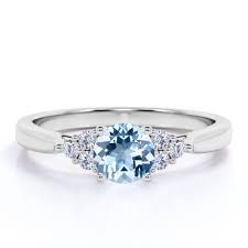 aquamarine and silver ring - Google Search
