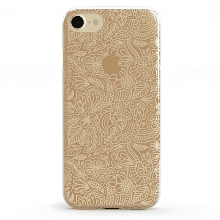 Cute Rose Gold Mandala Clear iPhone Case & Cover | Casely