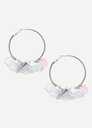 Fashion Jewelry: Sequin Hoop Earring