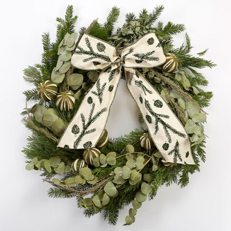 Classic Christmas Wreath Luxury Xmas gifts - Wine Delivered