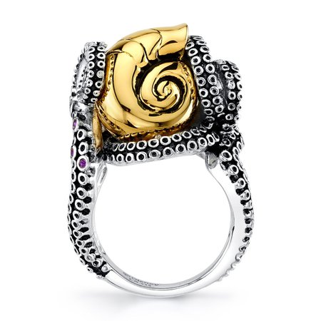 Disney X RockLove The Little Mermaid Ursula Tentacle Shell Ring – RockLove Jewelry