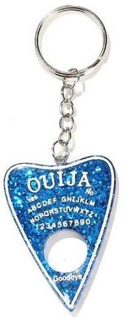 Blue Ouija keychain
