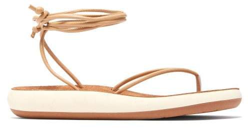 Pieria Wraparound Leather Sandals - Womens - Tan
