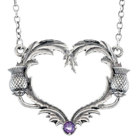 OUTLANDER Thistle Heart Necklace – RockLove Jewelry