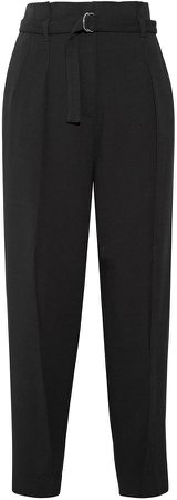 High-rise Crepe Tapered Pants