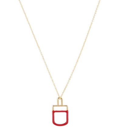 Aliita - Ice Pop Frambuesa 9kt gold necklace | mytheresa.com