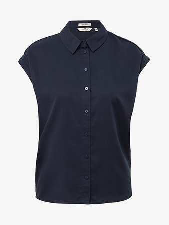 lyocell short sleeve blouse