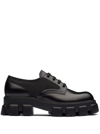 Shop black Prada Prada Monolith chunky sole shoes with Express Delivery - Farfetch