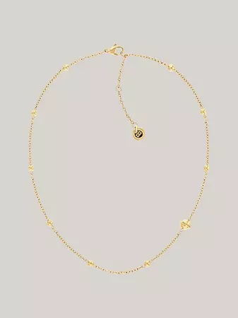 Metallic Orb Gold-Plated Stainless Steel Necklace | Gold | Tommy Hilfiger