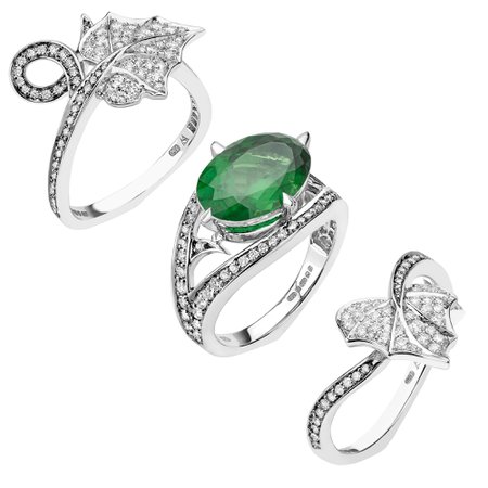 Poison Ivy Green Tourmaline Cocktail Ring | No Regrets