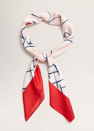 Printed scarf - Women | Mango USA