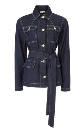 Elise Belted Denim Jacket By Temperley London | Moda Operandi