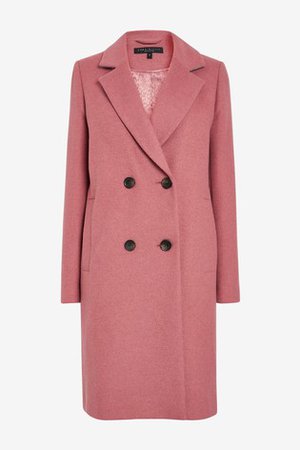 Buy Pink Emma Willis Double Breasted Coat from the Next UK online shop