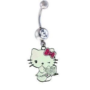 Hello Kitty Belly Button Piercing