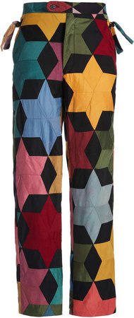 BODE Rainbow Star Quilt Trousers