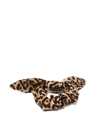 Leopard-print silk bow scrunchie | House of Lafayette | MATCHESFASHION.COM US
