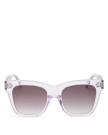 CELINE Women's Square Sunglasses Lilac