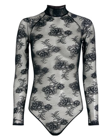 Bouquet Lace Turtleneck Bodysuit | INTERMIX®