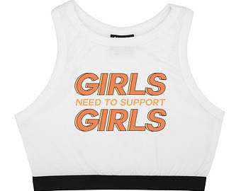 Girls Need To Support Bralet Top Crop