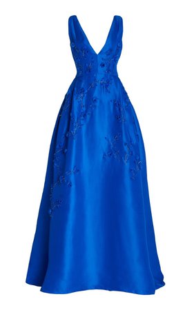 Carolina Herrera, Embellished Silk Gown