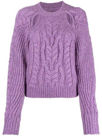 Isabel Marant cut-out cable-knit Jumper - Farfetch