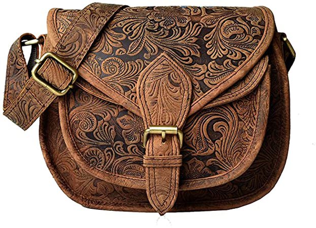Leather Crossbody Purse for Women- Small Crossover Cross Body Bag Long Over the Shoulder Sling Womens Purses and Handbags - valentine gift for her: Handbags: Amazon.com