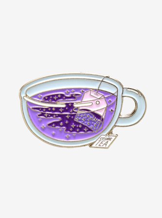 Cosmic Tea Enamel Pin